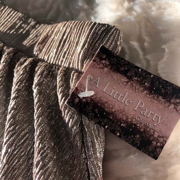 NWT Silver Metallic Xhilaration Skirt - Picture 3 of 3